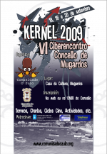 Cartaz Ciberencontro Kernel 2009